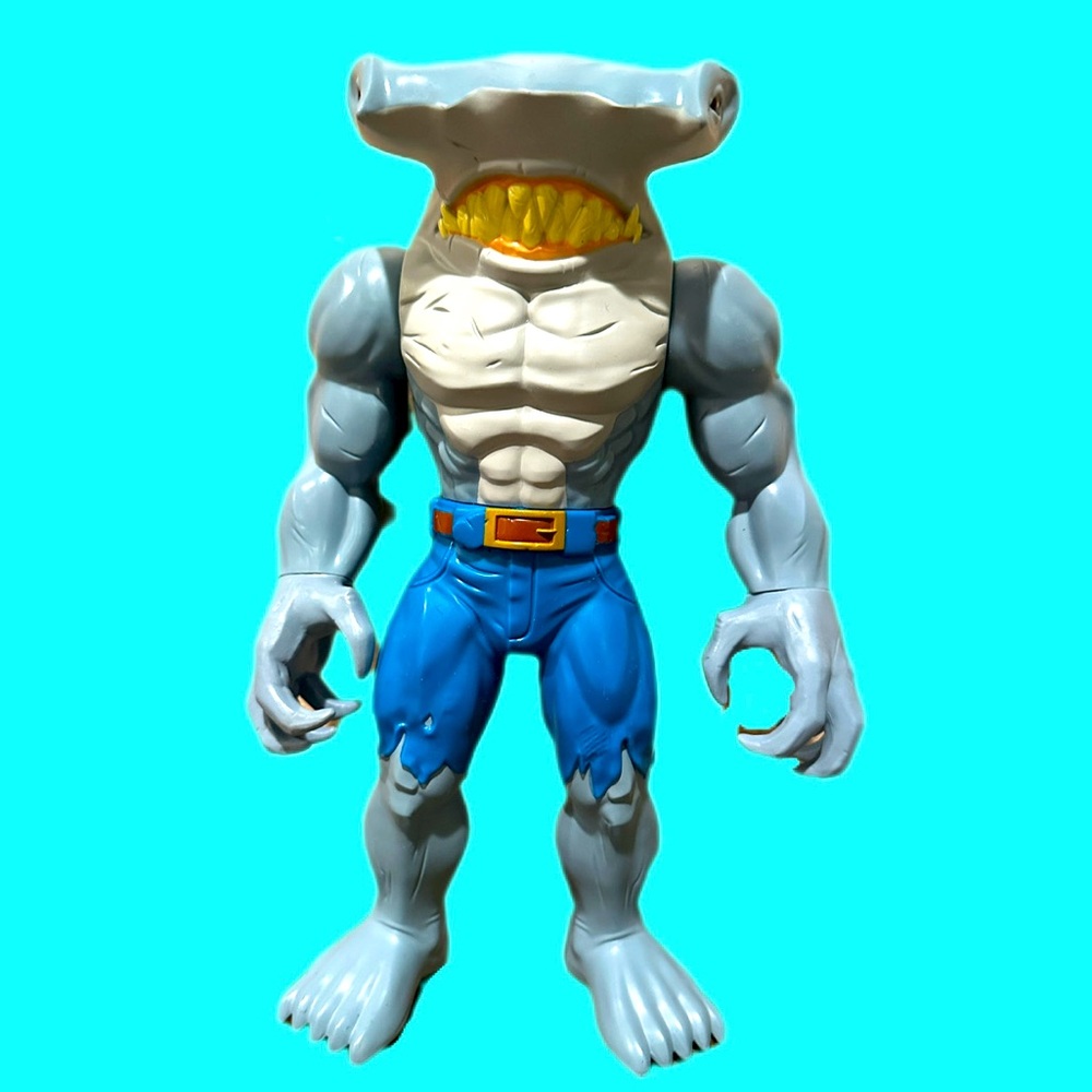 DC Comics King Shark Action Figure 12" Tall Villain Hammer Head shark EUC